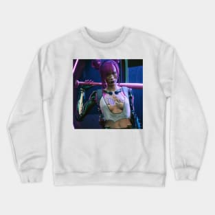 Cyberpunk 2077 Rita Wheeler Lizzie's Bouncer Crewneck Sweatshirt